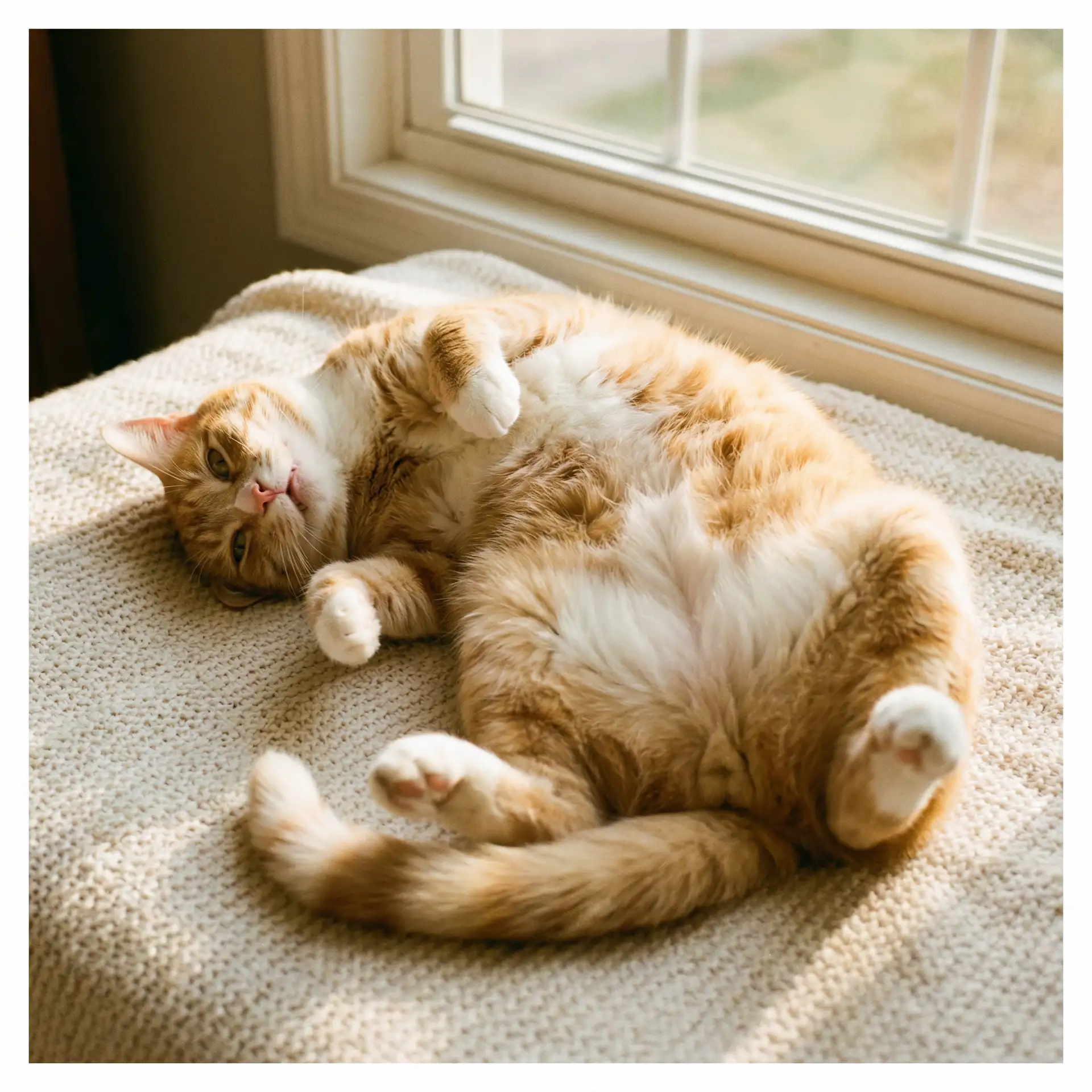 猫咪仰躺露出肚皮 - 周生如故在线播放